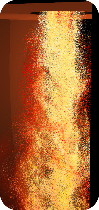 Simulation of iron particle combustion — thermochemical conversion of solid fuels